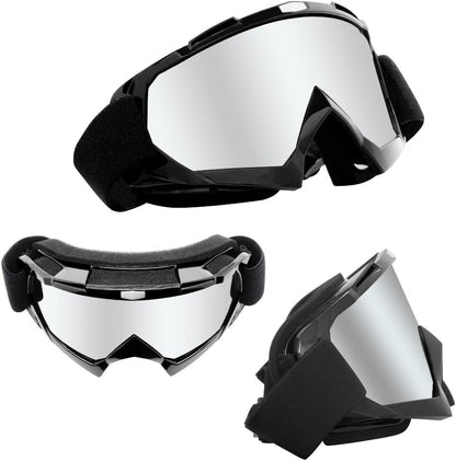 Lunette De Moto Cross, Lunettes De Protection De Sécurité Réglables, Lunettes De Ski Anti-Uv