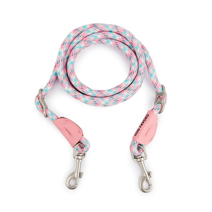 Multifunctional Durable Dog Leash Simple Nylon Lead Rope Outdoor Portable Collar Traction Rope Waist Leash Hands-Free Dogs Leash