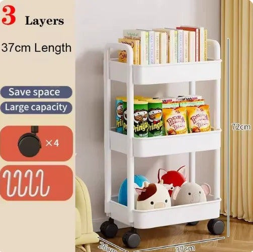 Multi-Layer Rolling Storage Cart