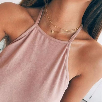 Hot Fashion Gold Color Multilayer Coin Tassels Lariat Bar Necklaces Beads Choker Feather Pendants Necklaces for Women Bijoux