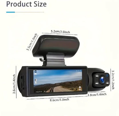 360° Dual Lens Car Dash Cam