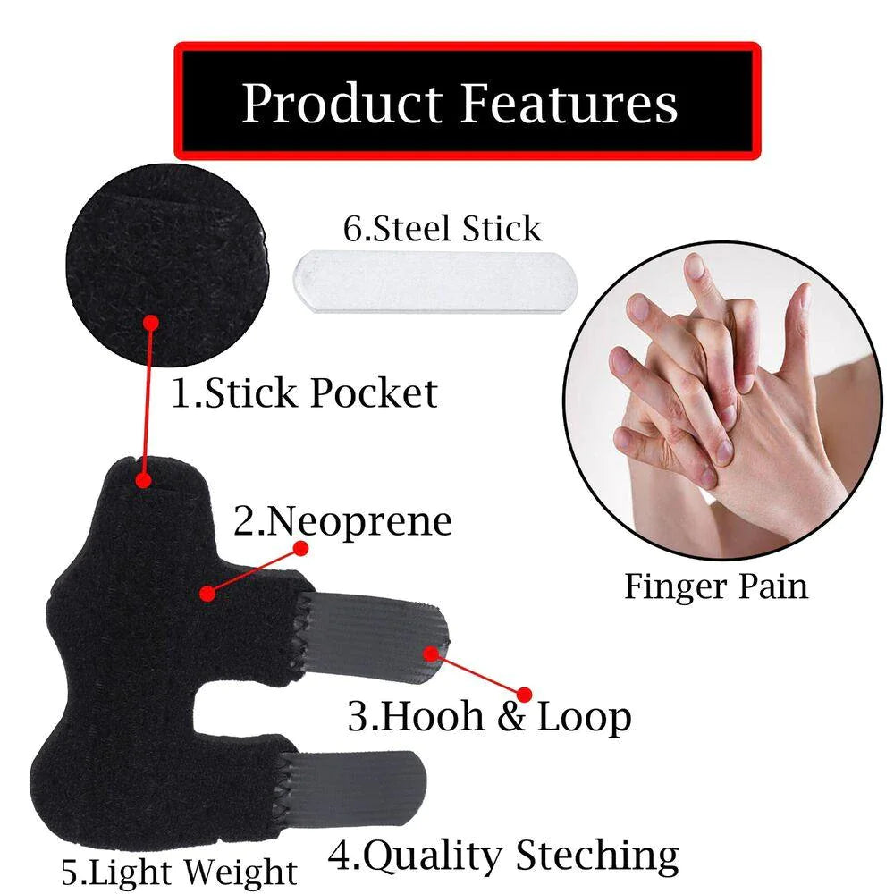 Adjustable Trigger Finger Splint Straightener Corrector Brace Support Protector