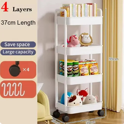 Multi-Layer Rolling Storage Cart