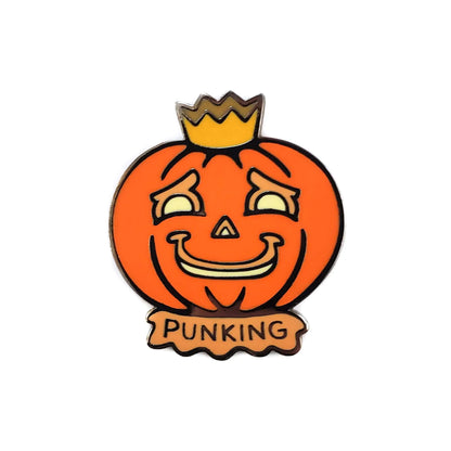 Pun King Pumpkin Needle Minder