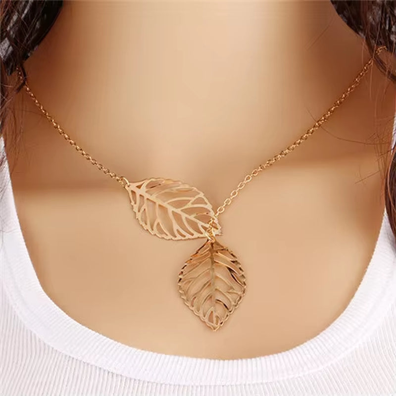 Hot Fashion Gold Color Multilayer Coin Tassels Lariat Bar Necklaces Beads Choker Feather Pendants Necklaces for Women Bijoux