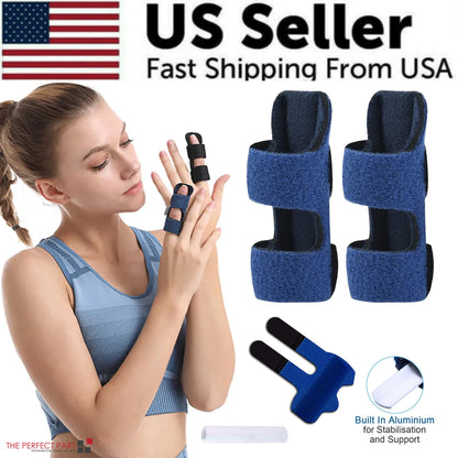 Adjustable Trigger Finger Splint Straightener Corrector Brace Support Protector